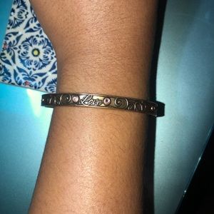 ALEX AND ANI gold love cuff